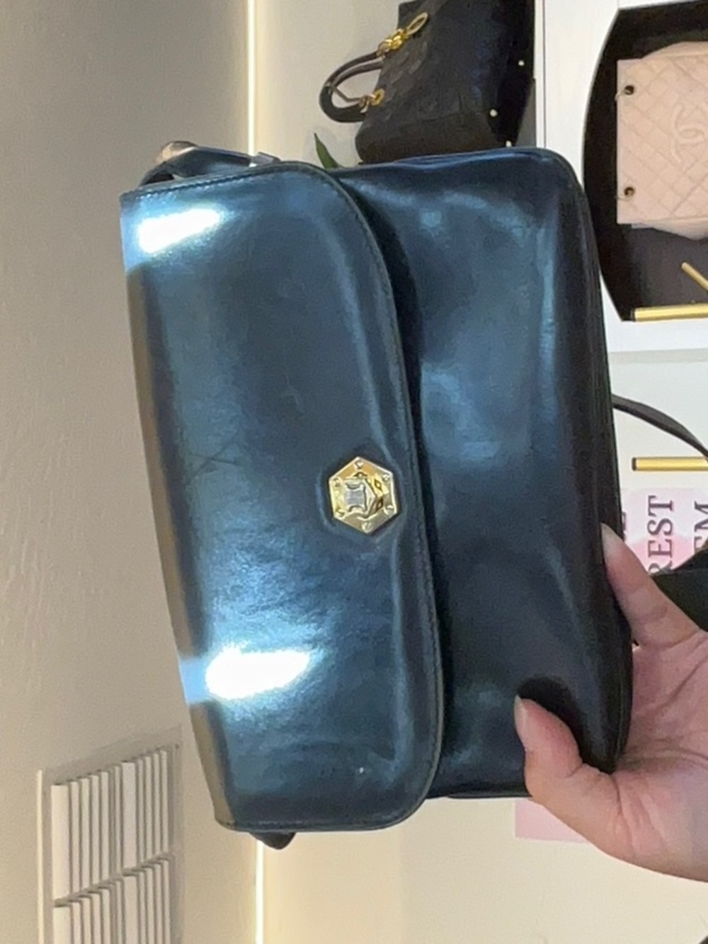 80. Celine slashed sold as is desc in live no cancel/returns
